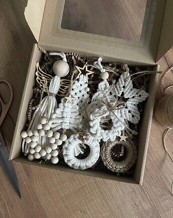 Zestaw ozdób choinkowych 9 sztuk, Passatempo handmade