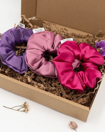 Zestaw scrunchies do włosów Candy, wu handmade