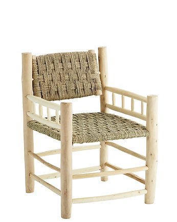 Krzesło z podłokietnikami i plecionką, Home Design