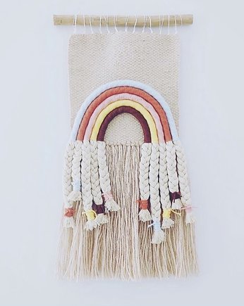 Makatka  Makrama Tęcza, wool and stick