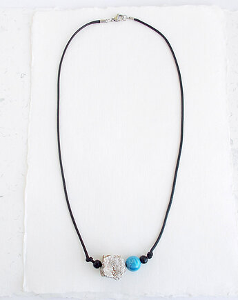 Kolor i forma ceramiczny naszyjnik #5, galeria nuit