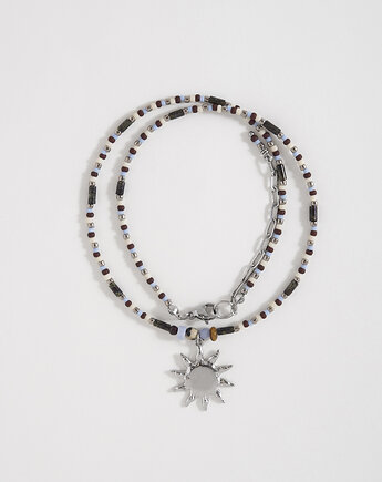 Srebrny naszyjnik z zawieszką Słońce, ech studio