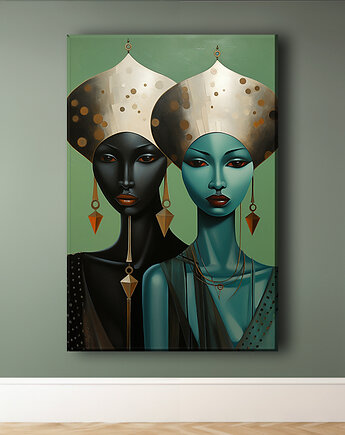 Oblicza Innych Wymiarów - Obraz na płótnie - Druk Blejtrama - Surrealizm #4, Black Sapphire Art