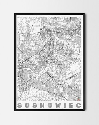 Plakat Sosnowiec - CityArtPosters, CityArtPosters