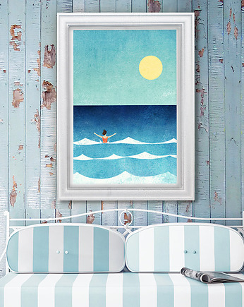 Plakat Wakacje nad morzem, minimalmill