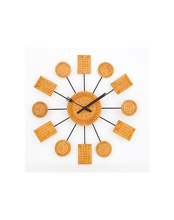 Zegar Wiszący Ciasteczkowy Biscotto, OSOBY - Prezent dla teścia
