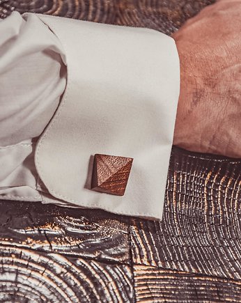 Drewniane spinki do mankietów S. Break, MARACHIC