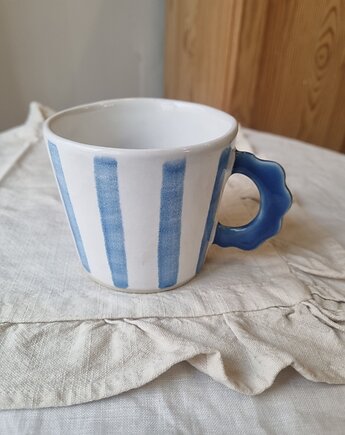 Kubek ceramiczny PASKI, krusz art