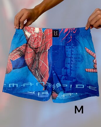 Spodenki unisex do spania bokserki drugie życie SPIDERMAN, OKAZJE - Prezent na Walentynki