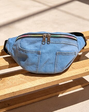 Nerka niebieska jeans handmade, Malec pracownia