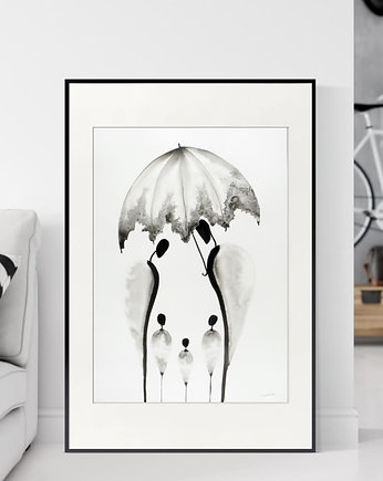 Obraz 50X70 cm wykonany ręcznie, MiniMalArt