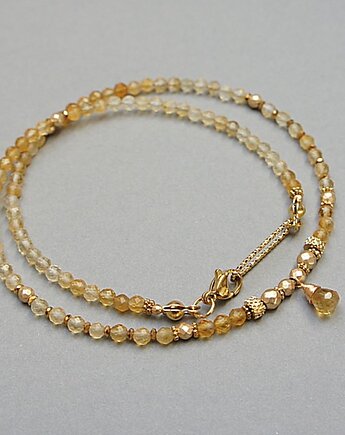 Cytryn vol. 2 /choker/ naszyjnik - Szlachetna kolekcja, KiKa pracownia