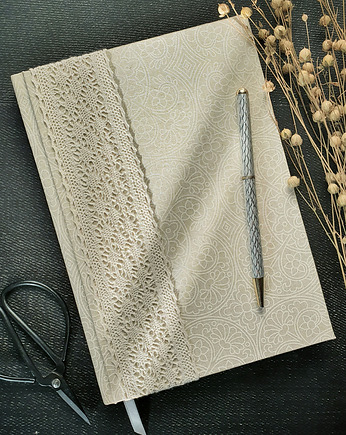 Ekologiczny notes A5 w linie, Sygnatura Bookbinding Studio