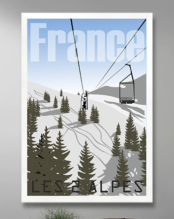 Plakat Les 2 Alpes, Project 8
