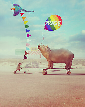 Plakat Pride 039, PrideHippo