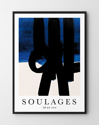 Plakat Soulages Ne en 1919, HOG STUDIO