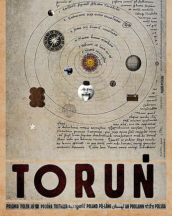 Plakat Toruń (R. Kaja) 98x68 cm, Galeria LueLue