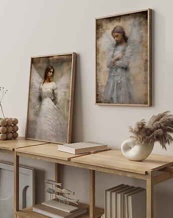 Zestaw plakatów - Anioły   (set244), raspberryEM