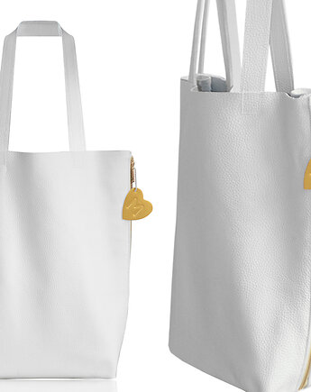 Skórzany worek z zamkami, modeMania