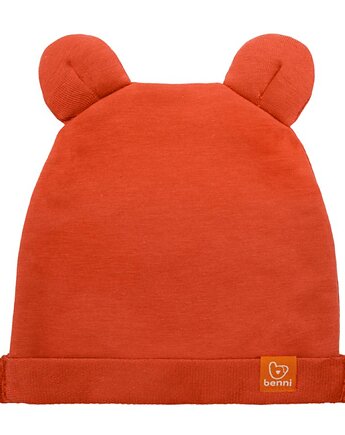 Czapka BEANIE BEAR - pomarańcz, Benni