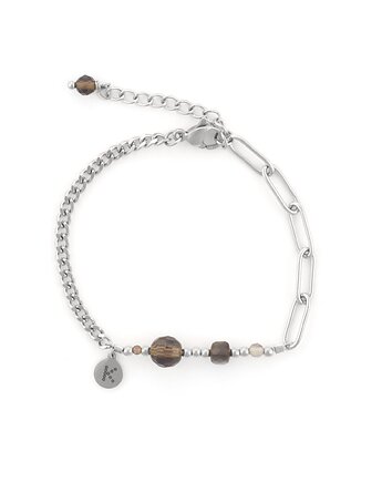 Bestseller! Bransoletka zodiakalna - Koziorożec Srebrna stal szlachetna, Kulka Bransoletki