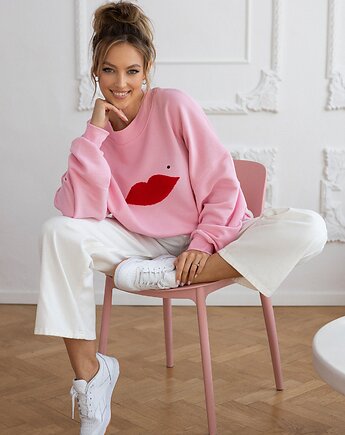 Bluza Iconic Różowa Usta, MKTP