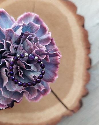Pierścionek z hematytem i jadeitem - Lavender, REVEAL