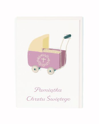 Pamiątka Chrztu Świętego / dziewczynka, adnama.studio