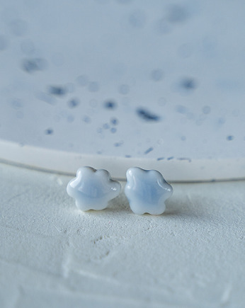 Kolczyki porcelanowe CLOUD