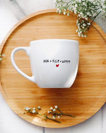 Kubek  z personalizowanymi IMIONAMI = WMPP, Jędrki