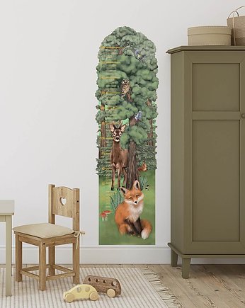 MIARKA las - naklejka na ścianę, OSOBY - Prezent dla noworodka