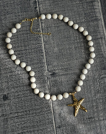 Naszyjnik z kamienia rzecznego z rozgwiazdą, AT NOON