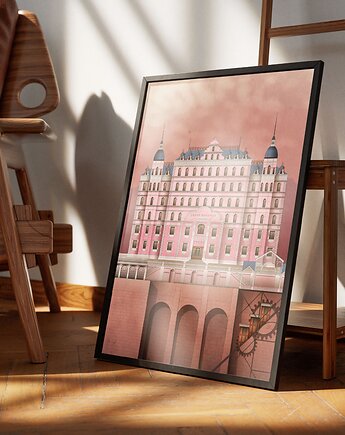 Plakat The Grand Budapest Hotel, Konrad Kunc