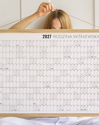 Planer ścienny 2027 - Polskie Święta, Niedziele Handlowe, Follygraph