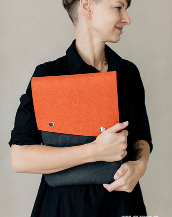 Marmollada - etui filcowe MACBOOK 13" szafran + C, marmollada