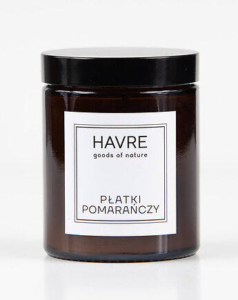 Świeca sojowa zapachowa płatki pomarańczy Havre, Havre Cosmetics