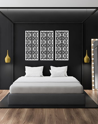 Dekoracyjny panel ażurowy MOREAUX, DEKORACJA ŚCIENNA 3D,ORNAMENT,42 x 95 cm, , ORNAMENTI