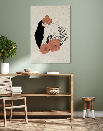 Obraz na płótnie Kobieca Harmonia70x100cm, NOWdeco