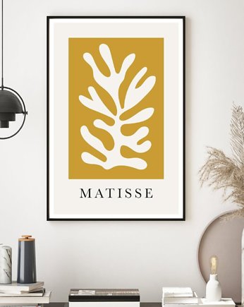 PLAKAT abstrakcja, Matisse, ilustracja, grafika, black dot studio