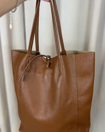 Skórzana torba Angie Camel, SOLO moda