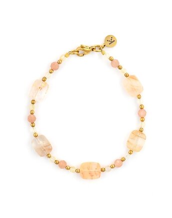 Bransoletka Mix Cytrynu z kamieniem życia, Kulka Bransoletki