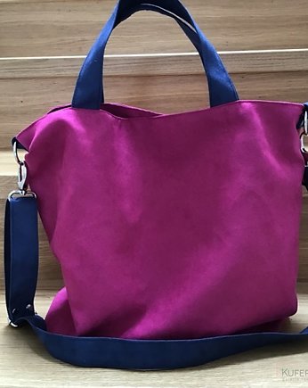 Torba hobo - fuksja, kobalt, PRACOWNIA 166