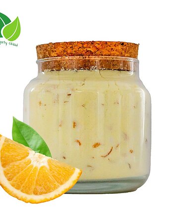 Musujący puder kąpielowy Pomarańcza mlekiem kozim 450g, Mayram Manufaktura Kosmetyków