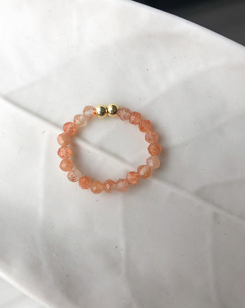 Pierścionek elastyczny Kamień Słoneczny, Martellie Jewellery