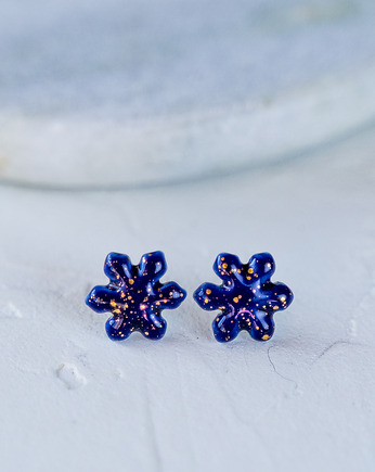 Kolczyki porcelanowe SNOW, rękoczyny