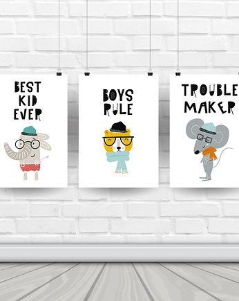 Zestaw plakatów "Best Kid Ever", Make My Wall 