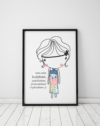 Plakat. Sama sobie budzikiem, Love Life and Forest