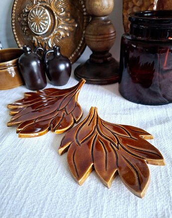 Ceramiczne podstawki na biżuterię 2 sztuki, Wooden Love