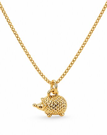 JEŻYK - naszyjnik srebro 925 złocone 24K, ISSI Jewelry