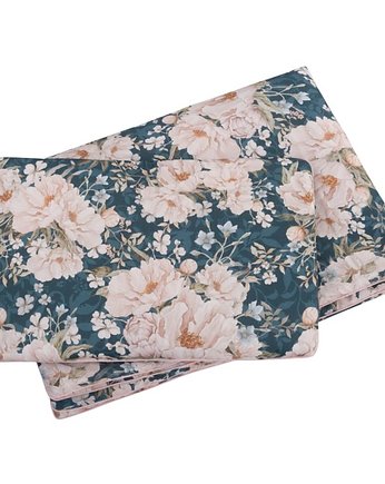 Pościel z wypełnieniem Peonie Granat 75x100 PZ, Bajkowe Wnetrza